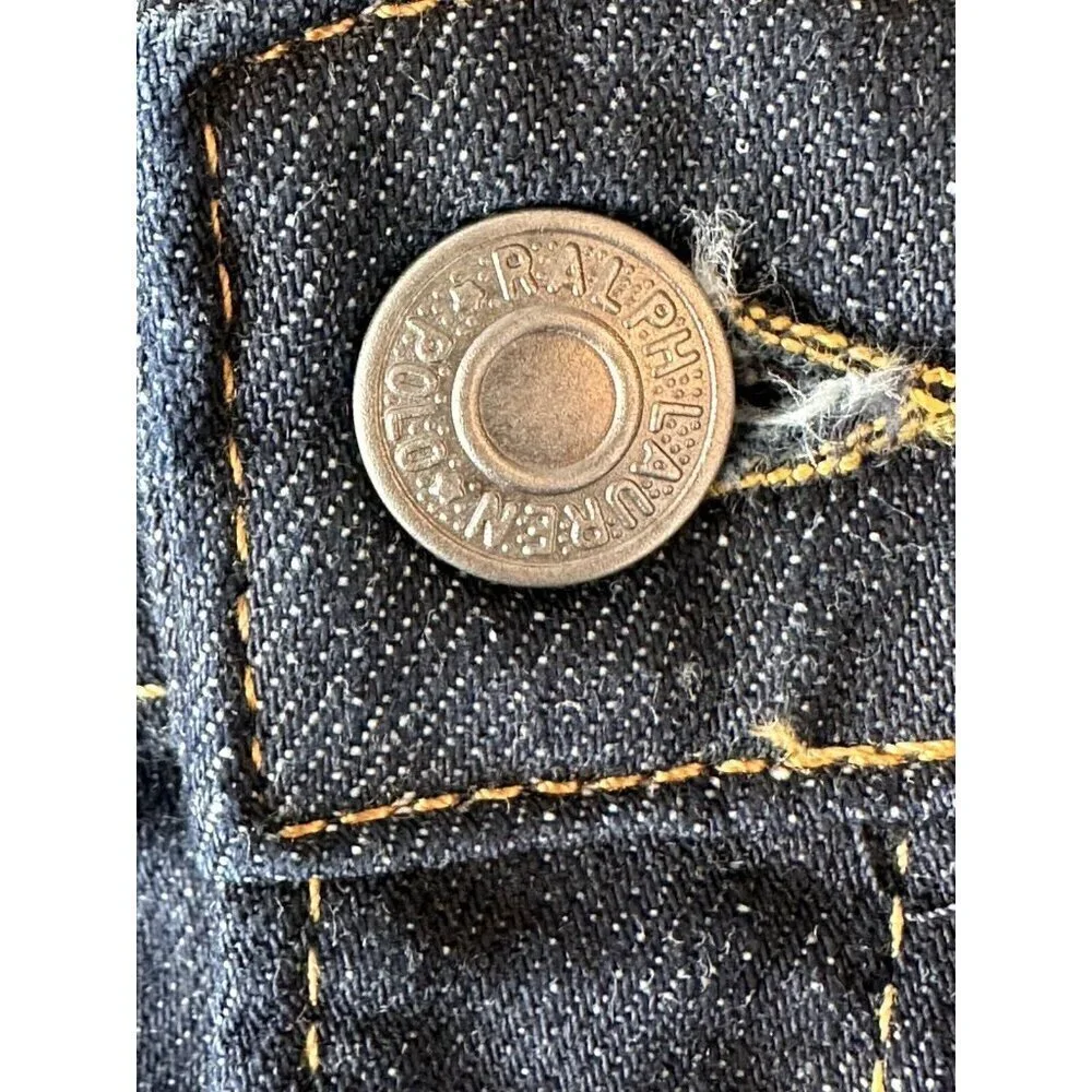 NEW Polo Ralph Lauren Boy Sz 20 Hampton Straight Stretch Jeans Dark Wash Classic